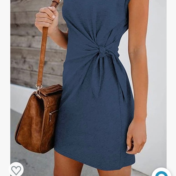 Dresses & Skirts - tie-waist cap sleeve dress